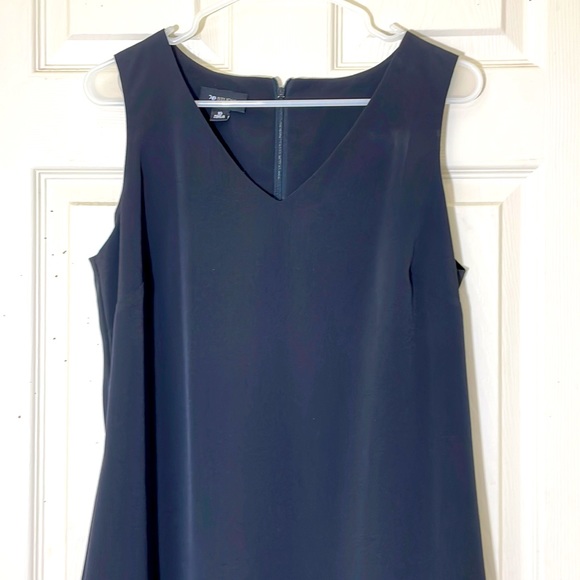 Black Sleeveless Fringe Summer Dress Size 10 EUC - Picture 3 of 7